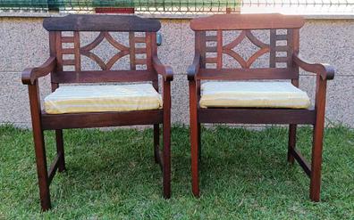 Mesa y sillas plegables de madera para jardín Ecija - Compra