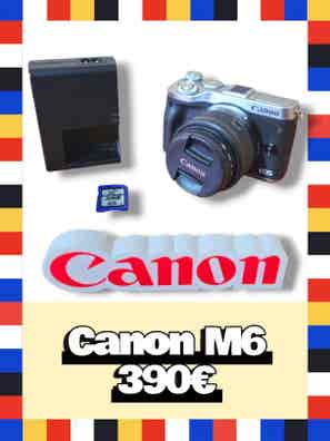 Canon eos m6 de segunda mano Milanuncios