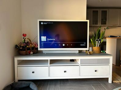 HEMNES mueble TV, tinte blanco/marrón claro, 148x47x57 cm - IKEA