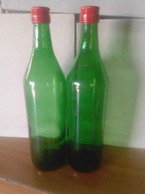 Botella de cristal vintage, 1 litro resistente para agua, bebidas