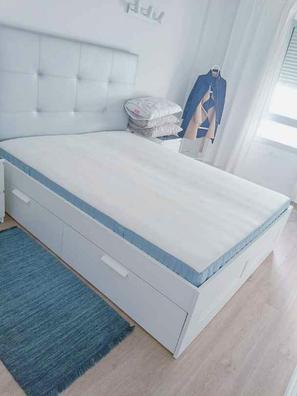 VESTERÖY colchón de muelles ensacados, extra firme/azul claro, 105x190 cm -  IKEA