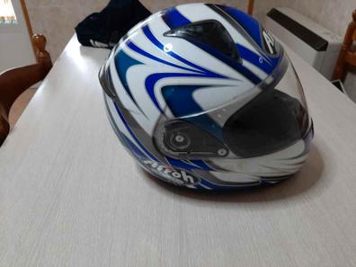 Casco integral Valor Wings azul/blanco equipacion ropa moto chica