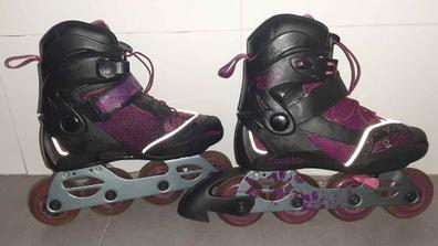 Patines 4 ruedas,casco,protecciones,bolsa.Decatlon de segunda mano por 55  EUR en Alcorcón en WALLAPOP