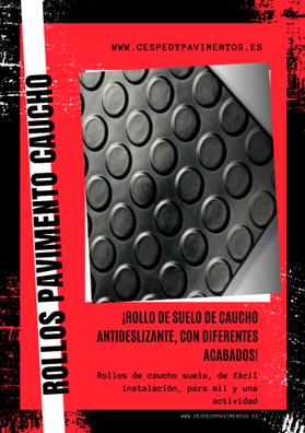 Milanuncios - SUELO GOMA CAUCHO ANTIDESLIZANTE