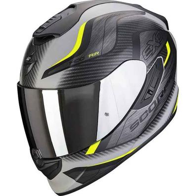 CASCO SCORPION EXO-1400 EVO CARBON AIR KENDAL AMARILLO / NEGRO Tamaño M