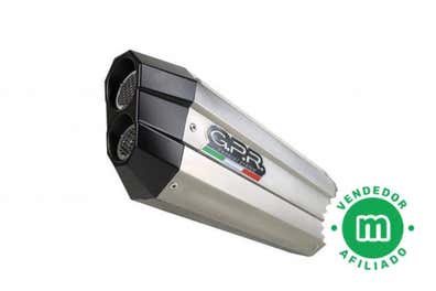 Escape GPR Homologado Para Benelli Trk 502 2021/2022 E5 - Terminal Furore Negro, Con Catalizador Y Soporte Incluido