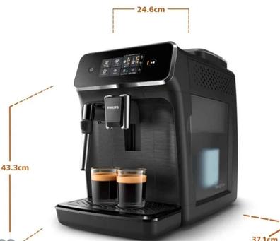 Philips Serie 4300 Cafetera Superautomática - Espumador de Leche Clásico, 5  Variedades de Café, Pantalla Intuitiva, Negro Brillo (EP4321/50) :  : Hogar y cocina