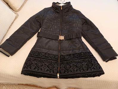 Corte Inglés Plumifero Negro Desigual Chaquetas Acolchadas