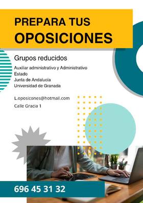 Preparador oposiciones administrativo Cursos y clases para