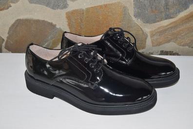 Zapatos negros cordones mujer - LUISA TOLEDO Made in Spain