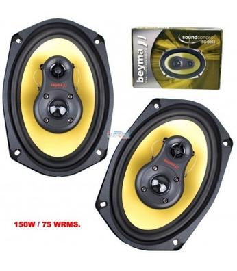 Altavoces 6x9 Bomber BBMAX 200w / 100w rms