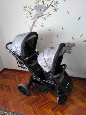Vendo carrito gemelar tandem de segunda mano Milanuncios