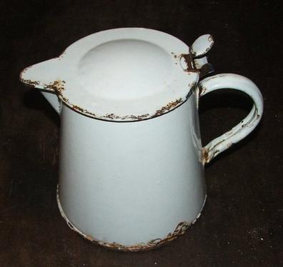 Antigua jarra para lavativas esmaltada Antigüedades de segunda mano baratas