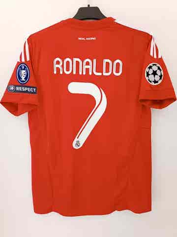 Equipacion Roja Jersey Real Madrid Rojo Cristino Ronaldo Real