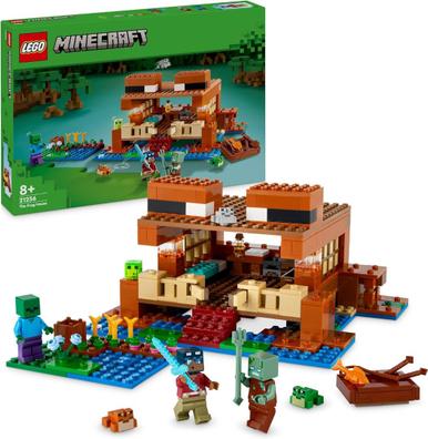 LEGO 21170 Minecraft La Casa-Cerdo, Juguete de Construcción de Animal con  Accesorios, Regalos para Niños