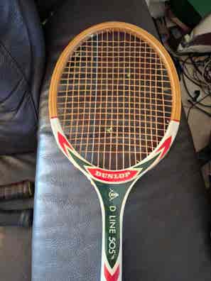 raquetas de tenis antiguas de madera dunlop vin - Compra venta en