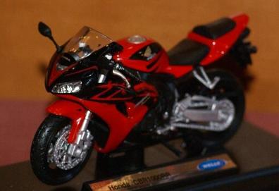 Miniatura moto de trial Honda TL 250 roja, escala 1:6