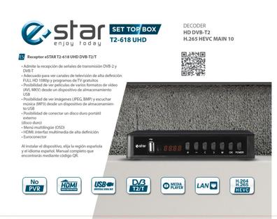 Tdt Engel Sintonizador Dvb-t2 H.265 Receptor 1080p 720p Usb Mp3
