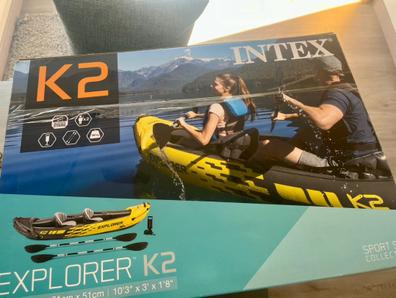 Kayak hinchable Intex explorer k2 & 2 remos - 312x91x51 cm
