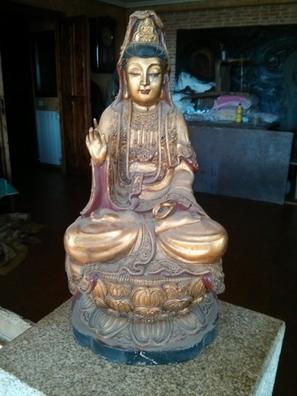 Estatuas de Buda Figuras Zen Decoracion Salon, Estatuas de Pequeño Monje de  Cerámica de Buda Escultura Feng Shui Adornos Decoración del Hogar Budas