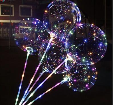 Globos LED iluminados, decoraciones de boda, juego de 10 globos de luz  blanca fría, 15 globos de luz transparentes para aniversario, fiesta de  casa