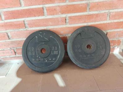 DISCOS PARA PESAS OLÍMPICO 5 KG DIAMETRO INTERIOR 50 MM - Decathlon