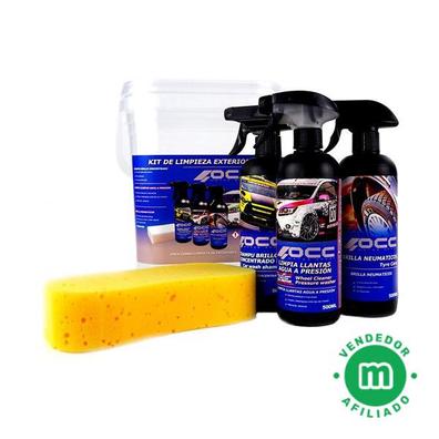 Oferta de Kit de limpieza para limpiar el coche - 5 productos +