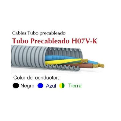 100 metros TUBO 20mm PVC REFORZADO FLEXIBLE NEGRO M-20 corrugado cable  electrico