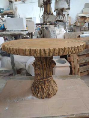 Decoración con muebles hechos a base de troncos  Mesas de troncos  rusticos, Troncos de madera, Muebles de árbol