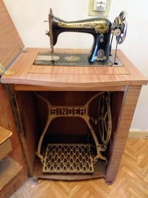 máquina coser singer antigua, con mueble - Compra venta en