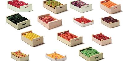 Caja Cartón 39 x 28 x 10 cm para frutas y verduras hasta 10 kg