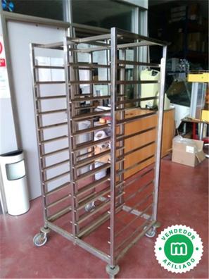 Estantería de metal - 60 x 45 x 190 cm - 50 kg - 4 ruedas - Royal Catering