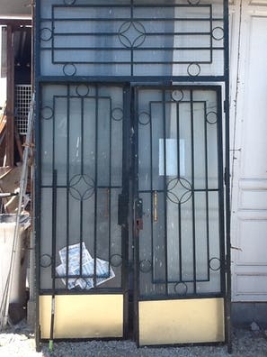 Puertas hierro cristal blindado Herramientas bricolaje de segunda mano barato | Milanuncios