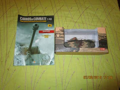 Char Militaire Cromwell 1:43 Altaya - Modèle Détaillé Avec Arrache-haie (Neuf)