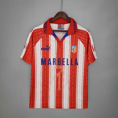 Camiseta retro atletico de madrid futre hotsell