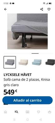 KNOPPARP sofá de 2 plazas, Knisa gris claro - IKEA