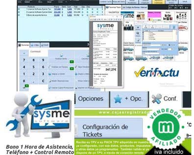 Milanuncios - TPV Sysme Instalado con menú o productos