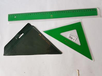 Escuadra verde Faber Castell escolar 32 cm