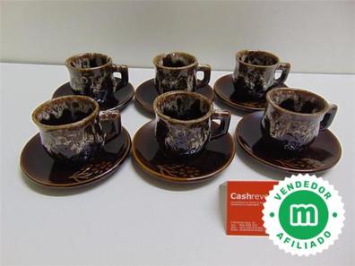 Compra Tazas de café / espresso con base de madera - juego para 6