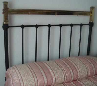 Milanuncios - Antigua cama de hierro y somier