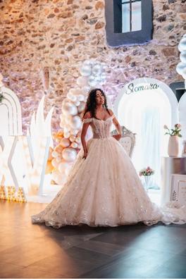 Tul bordado Vestidos y trajes de novia de segunda mano baratos