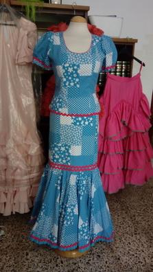 Traje flamenca turquesa Ropa, zapatos y moda de mujer de segunda mano