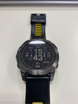 Garmin Fénix 7X Pro Solar Edition Reloj Smartwatch 51mm Gris con Correa  Negra