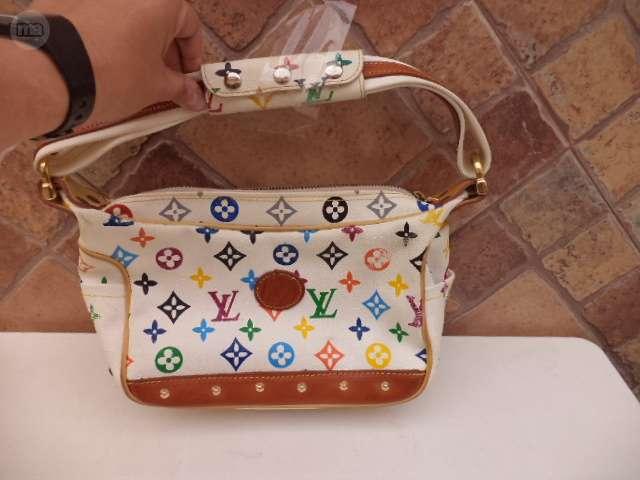 Bolsa Louis Vuitton Blanca Con Colores