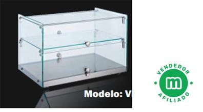 Vitrina Expositora alimentaria Cristal Recto Modelo VRC-50L