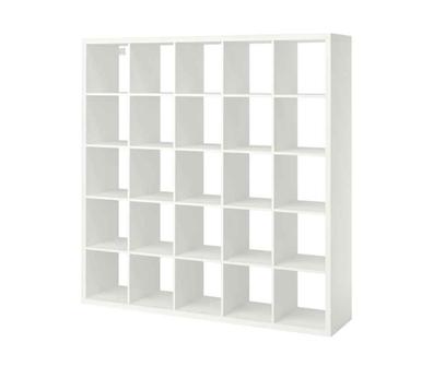 KALLAX Estantería con accesorios, efecto roble tinte blanco, 147x112 cm -  IKEA