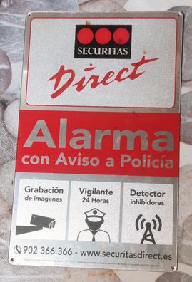 Placa de Alarma con aviso a policía