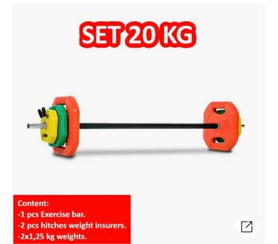 Set barra y discount discos body pump