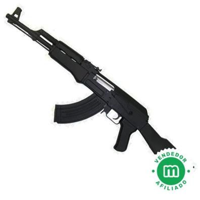 SUPER PACK AK 47 ELÉCTRICA COLOR MADERA - CYMA 