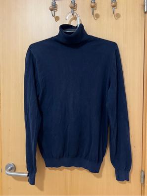 Cuello Redondo Jersey Negro Cuello Alto Massimo Dutti Jersey